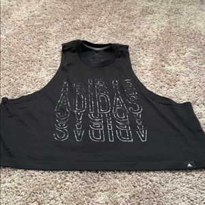 Adidas Black Crop Top